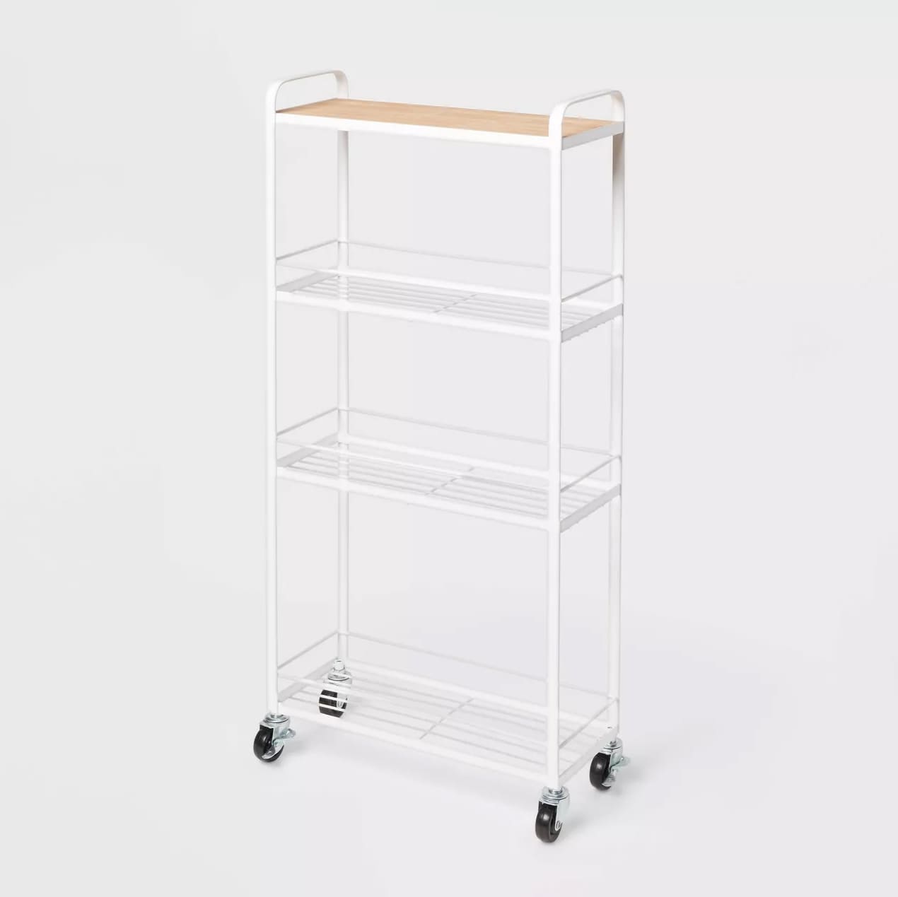 Brightroom six-inch skinny rolling storage cart