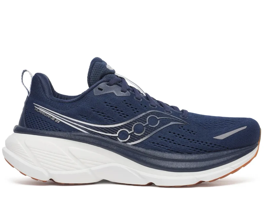 Saucony Hurricane 25 running shoe side profile