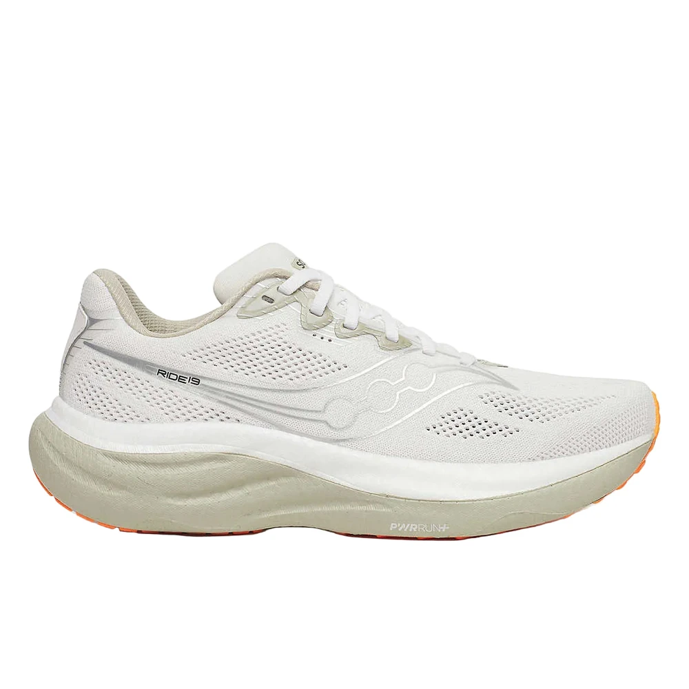 Saucony Ride 19 running shoe side profile