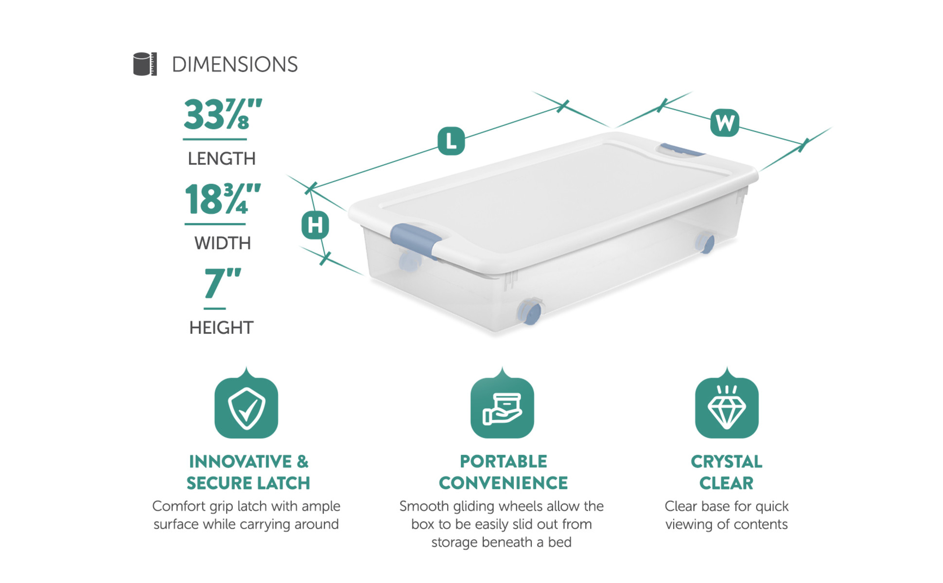 Under-Bed Storage Containers With Wheels That Roll on Carpet: 8 Practical Picks